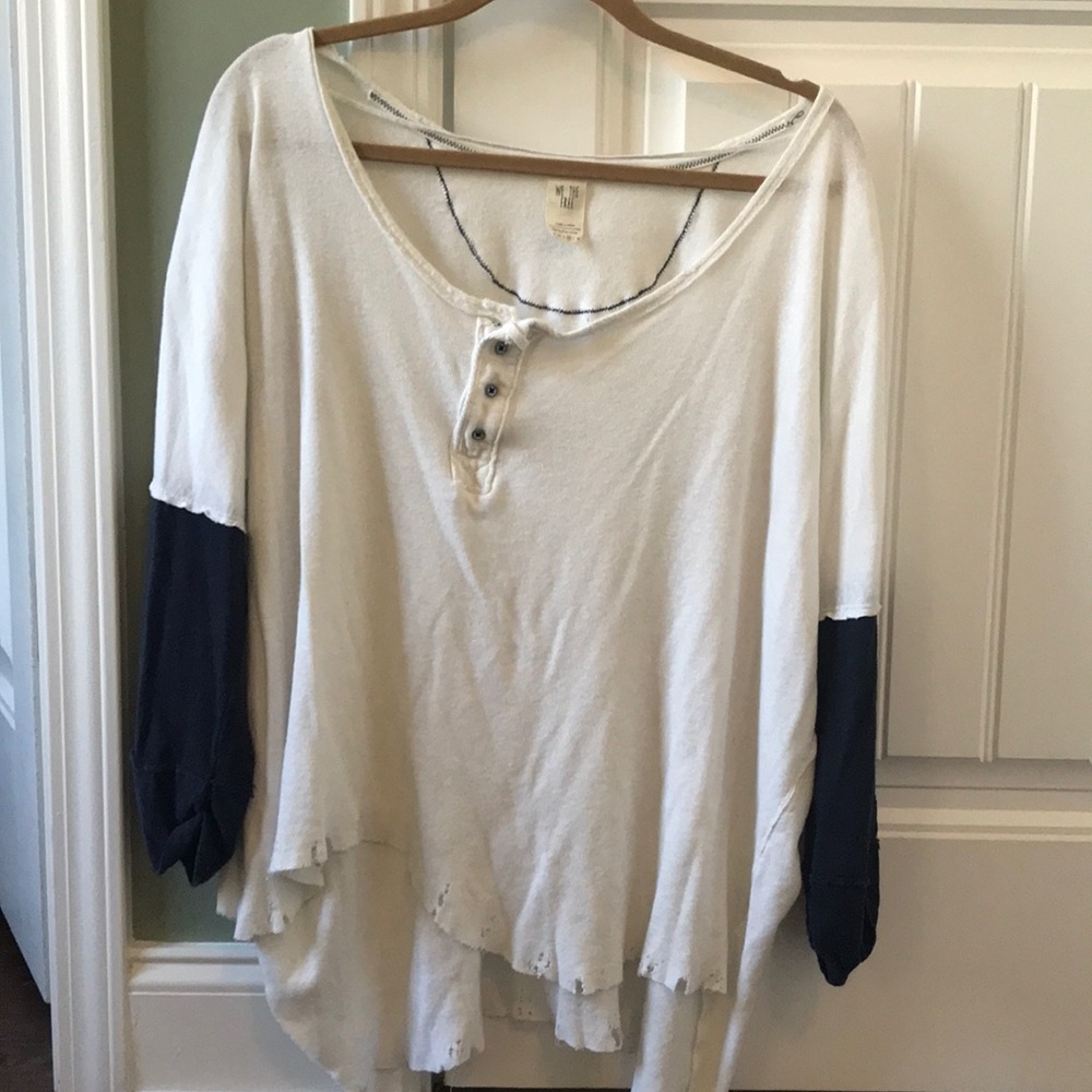 Free People Baseball Tee